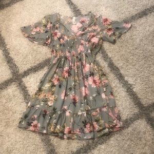 Target floral short dress